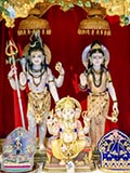 Bhagwan Shri Shankar, Shri Parvatiji and Shri Ganeshji